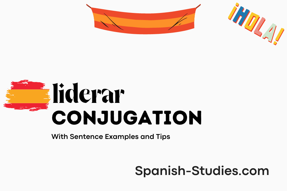 spanish conjugation of liderar