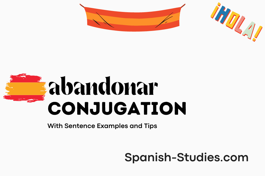 spanish conjugation of abandonar