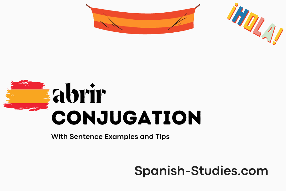 spanish conjugation of abrir