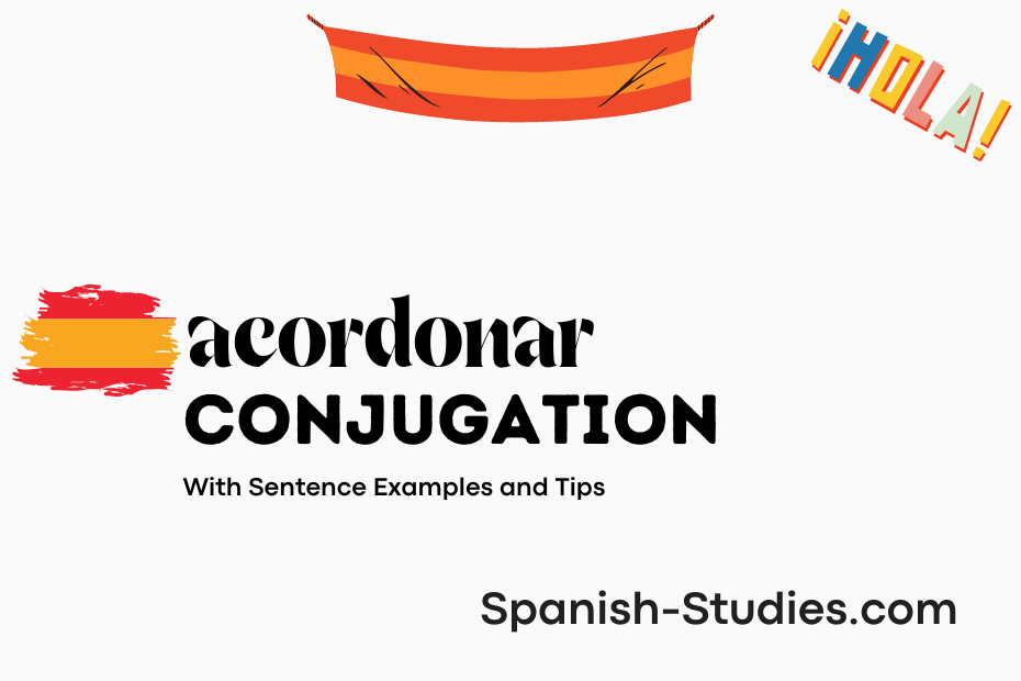 spanish conjugation of acordonar