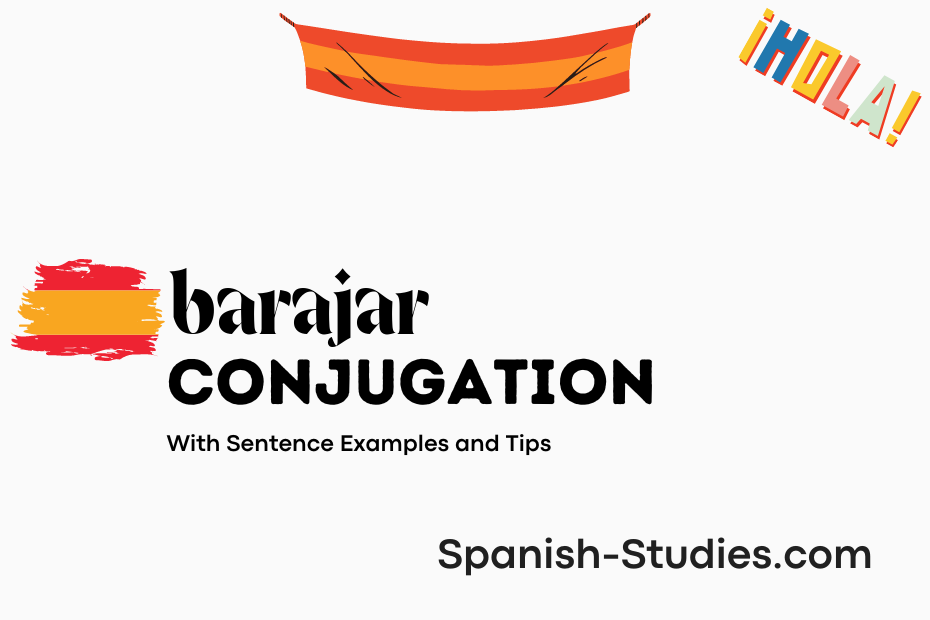 spanish conjugation of barajar