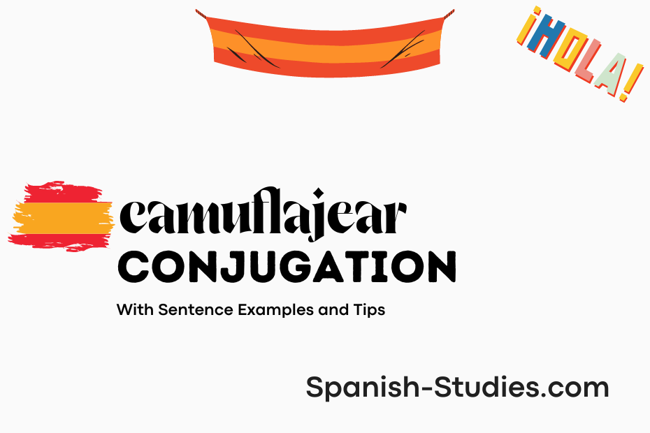 spanish conjugation of camuflajear