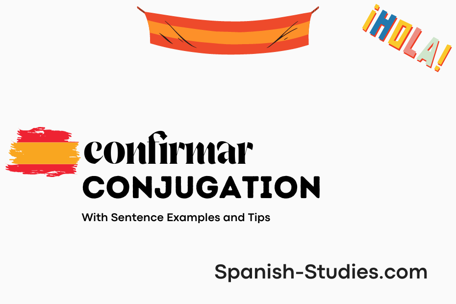 spanish conjugation of confirmar