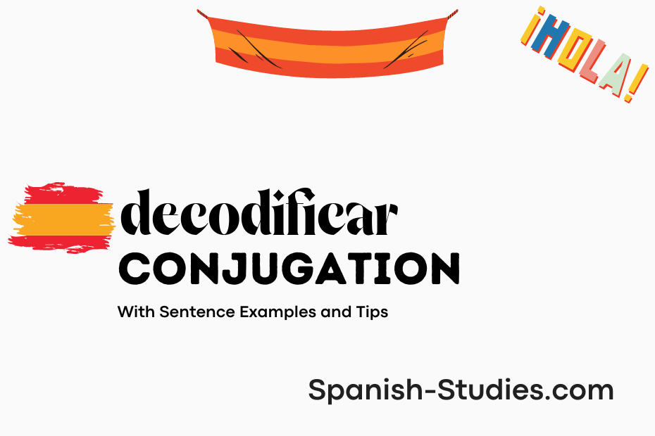 spanish conjugation of decodificar