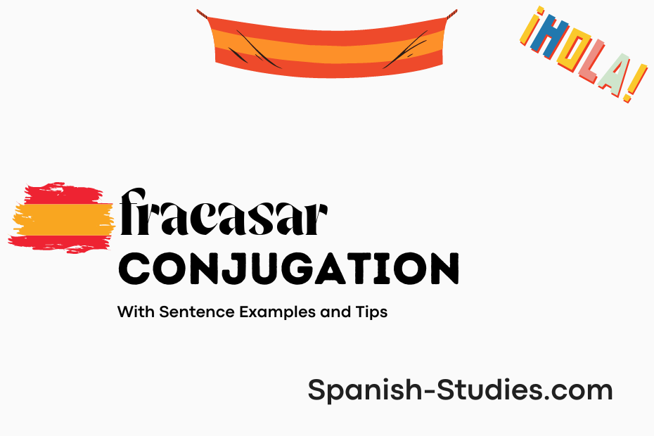 spanish conjugation of fracasar