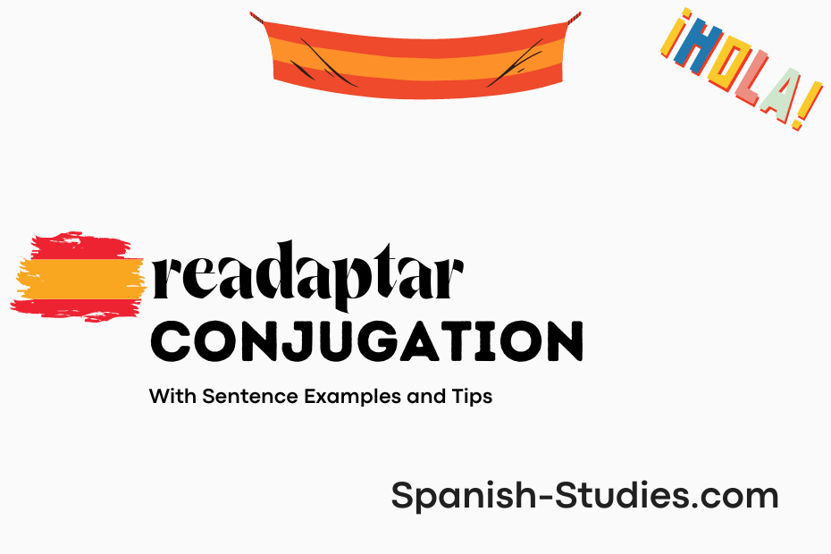 spanish conjugation of readaptar