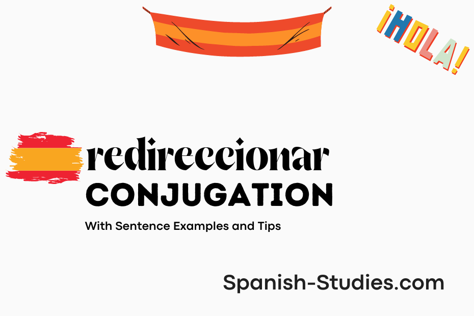 spanish conjugation of redireccionar